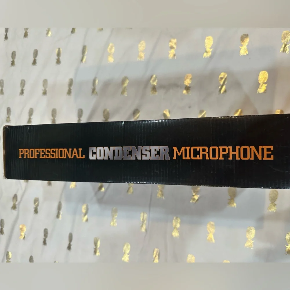 Khpol USB Professional Condenser Microphone, Computer PC Kit Adjustable Arm. NIB